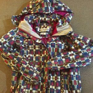 Girls /  Columbia Jacket / Multi Color / Size 14-16 / Detachable Hood